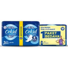 Orkid Ultra Gece 18'li Eda Erdem Paketi Hijyenik Ped