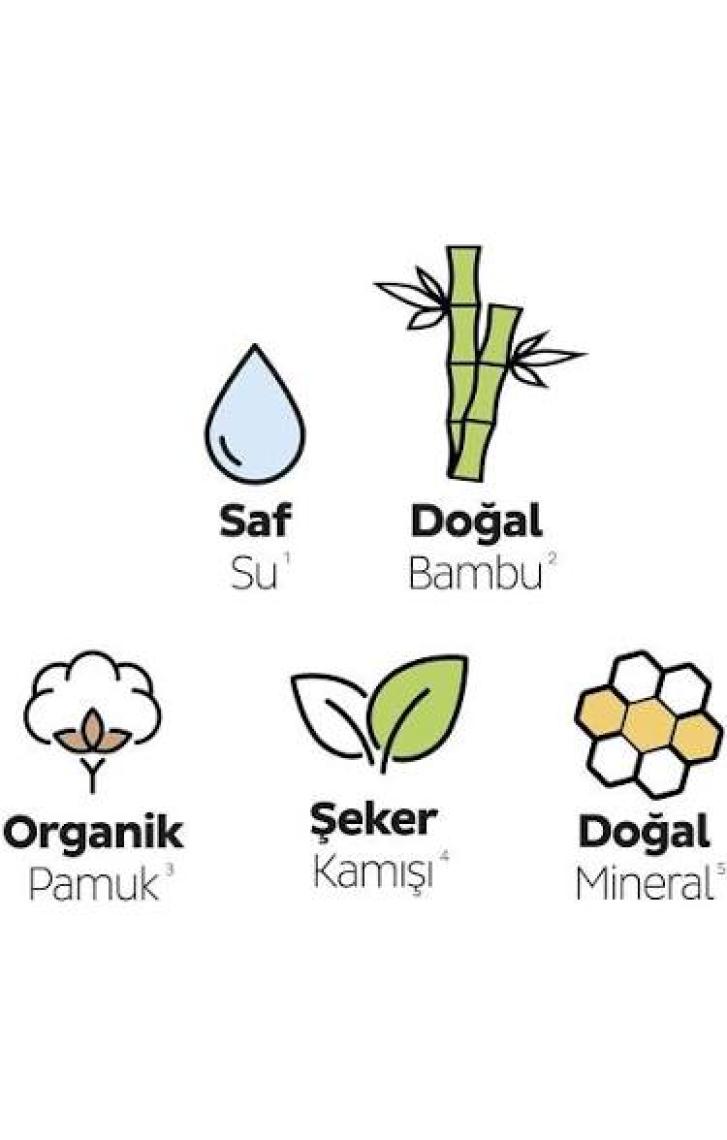 Sleepy Bio Natural Premium Plus Hijyenik Ped Mega Paket Uzun 36 Adet