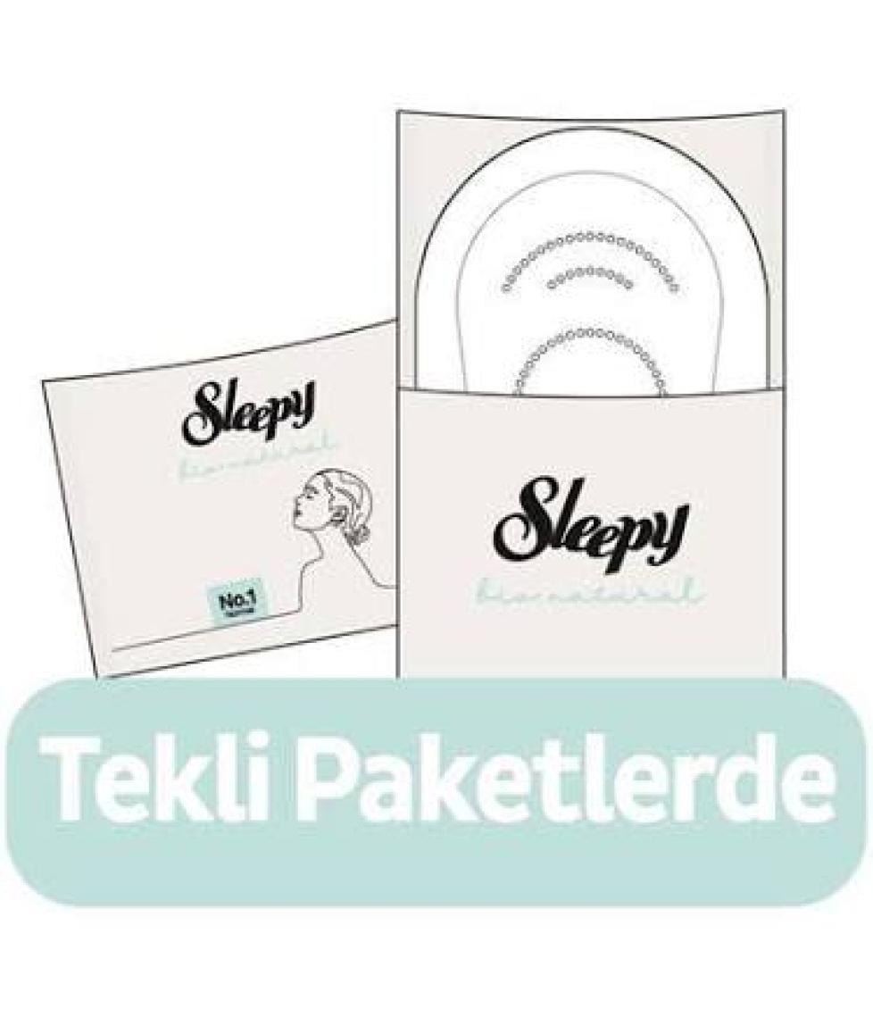 Sleepy Bio Natural Premium Plus Hijyenik Ped Gece 18 Adet Ped