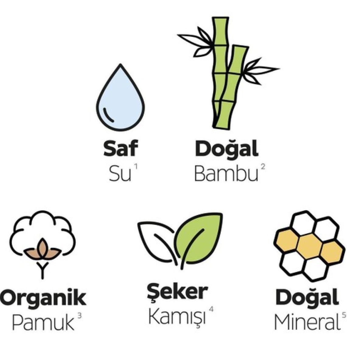 Sleepy Bio Natural Premium Plus Hijyenik Ped Mega Paket Uzun 36X2 (72 Adet)