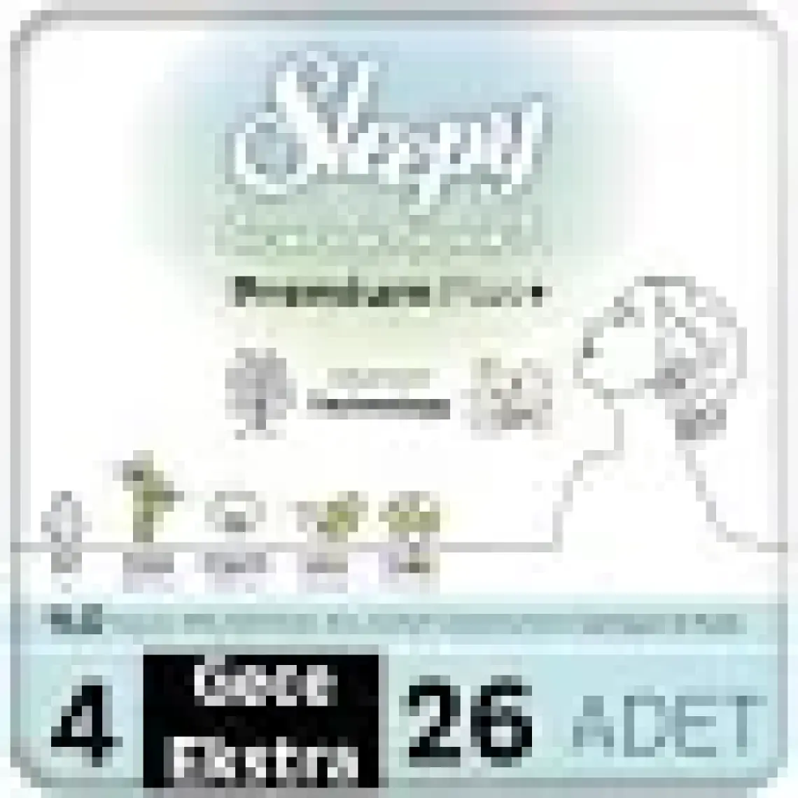 Sleepy Bio Natural Premium Plus Hijyenik Ped Mega Paket Gece Extra 26 Adet