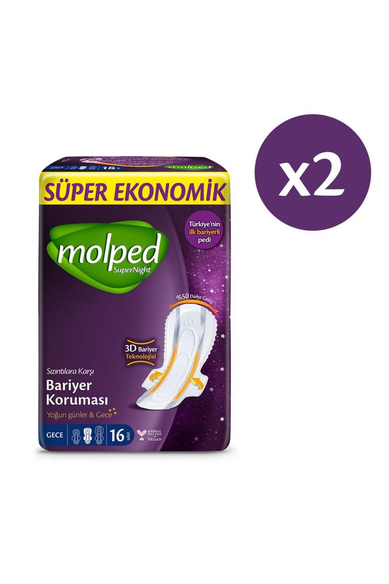 Molped Supernight Gece Avantaj Paketi 32 Adet
