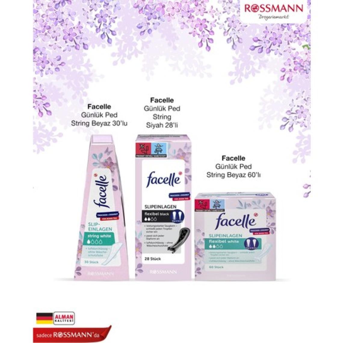 Facelle Günlük Ped 60'lı String&Slip