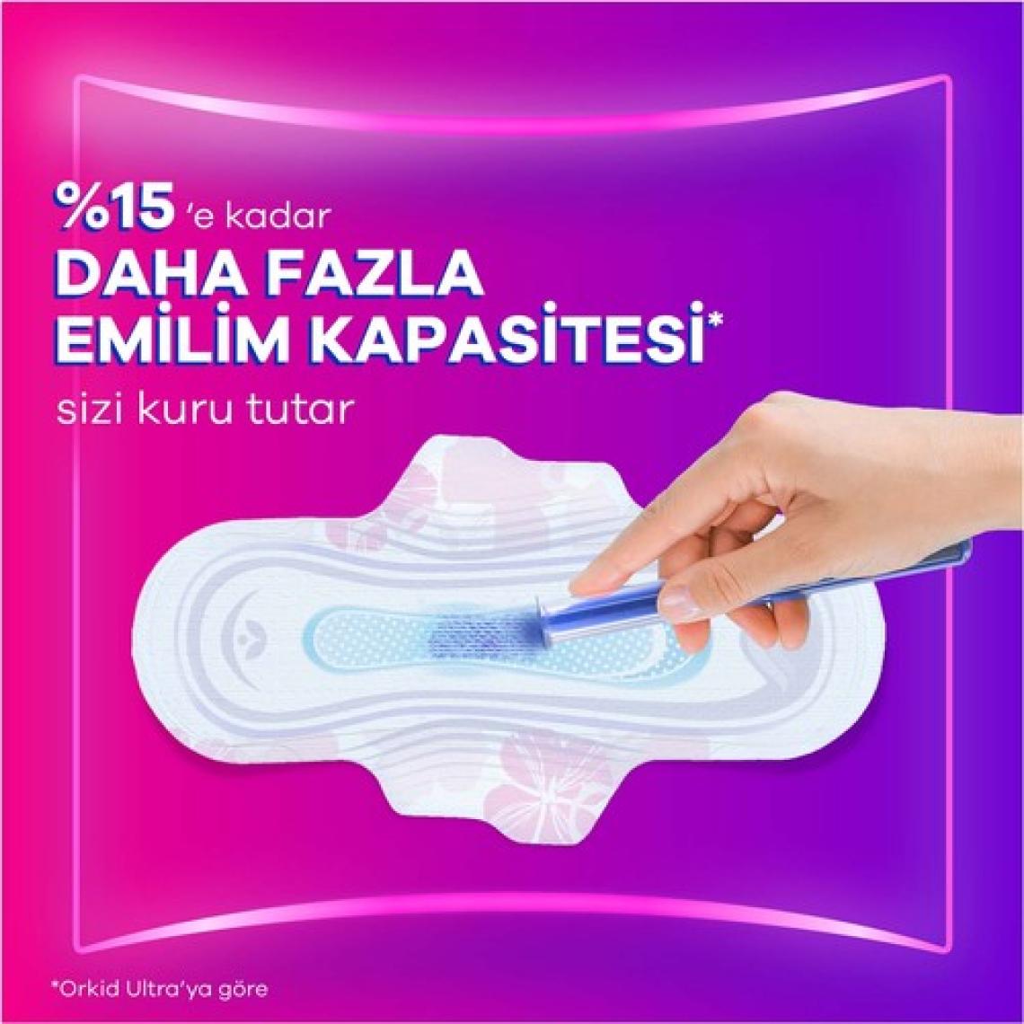 Orkid Platinum Gece Hijyenik Ped 24 Adet Dörtlü Paket