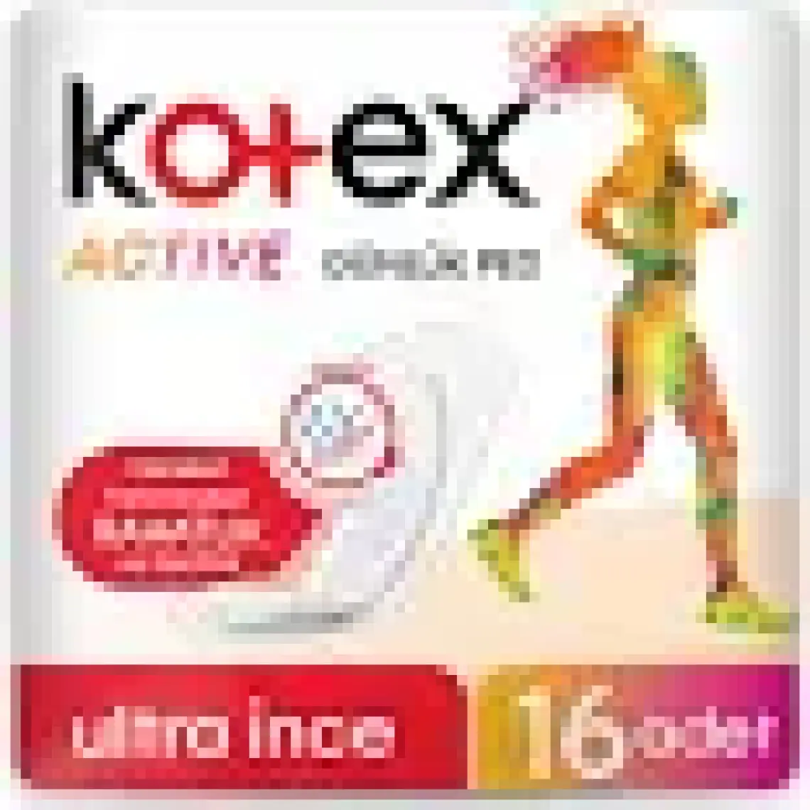 Kotex Günlük Ped Active 16'lı