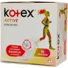 Kotex Günlük Ped Active 16'lı