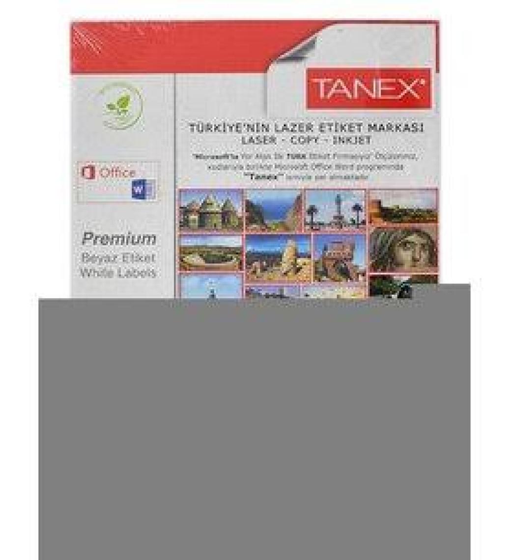 Tanex Tw-2105 Etiket 105 X 37 125Mm