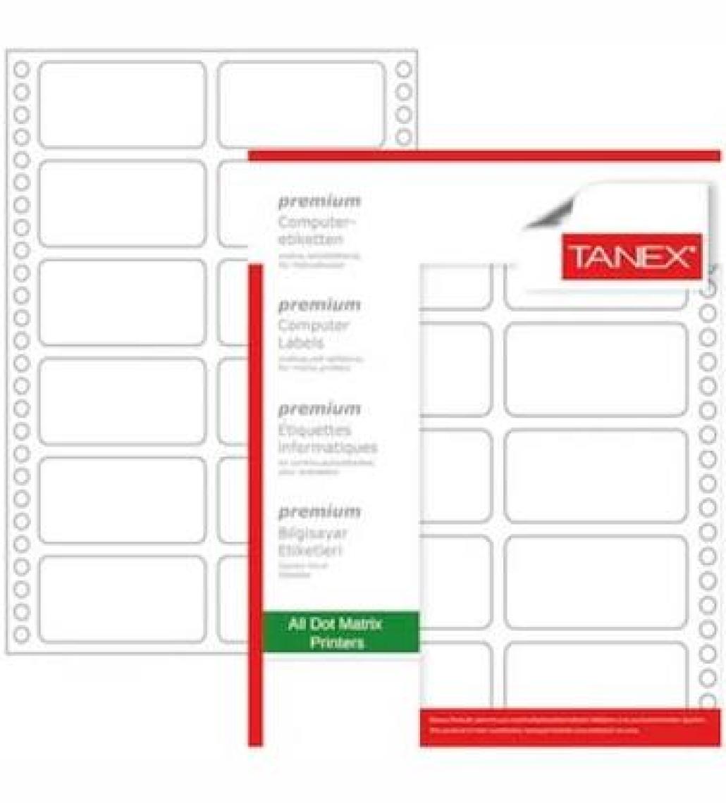 Tanex Bilgisayar Etiketi 35X77