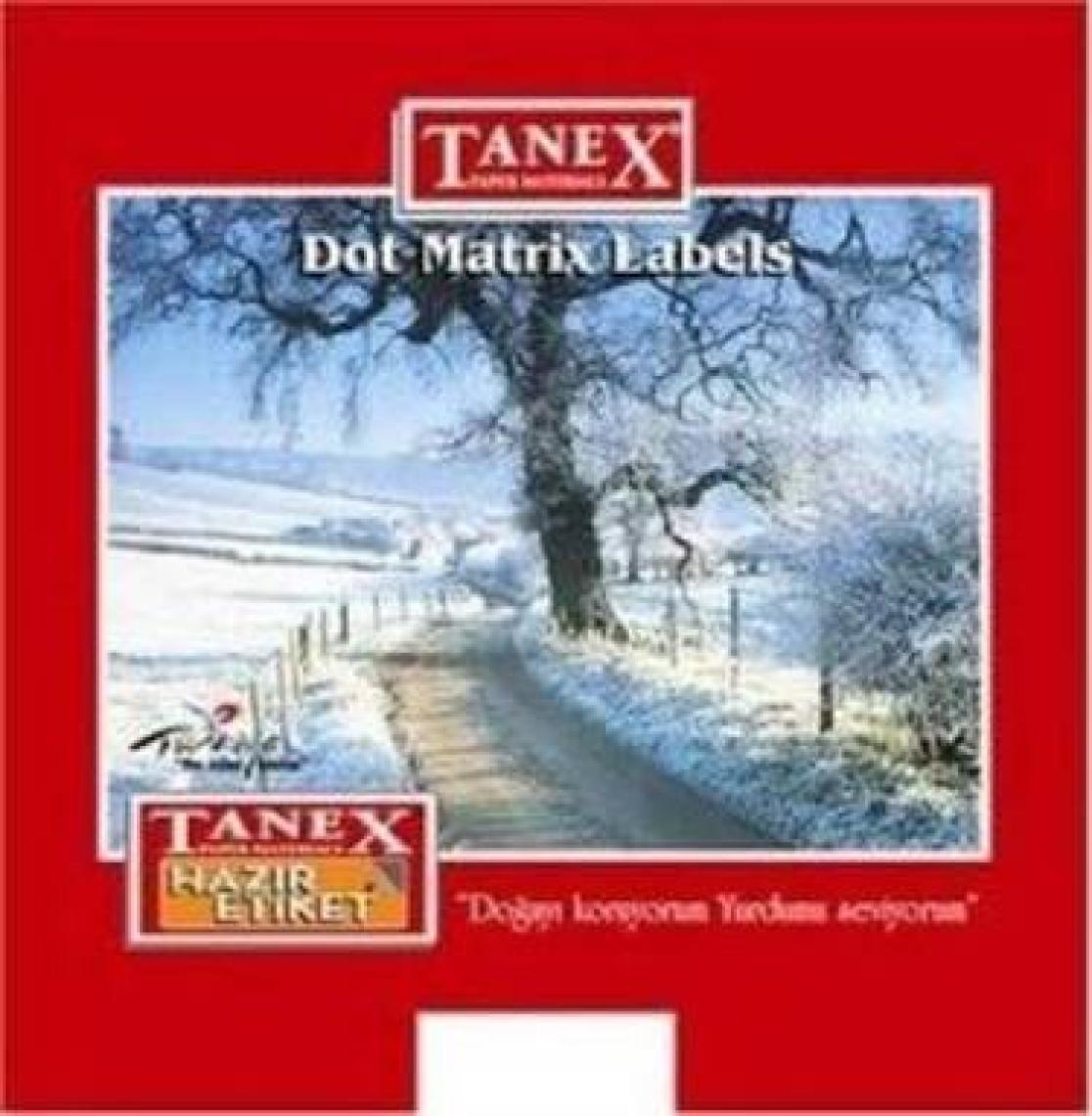 Tanex Bilgisayar Etiketi 35X77