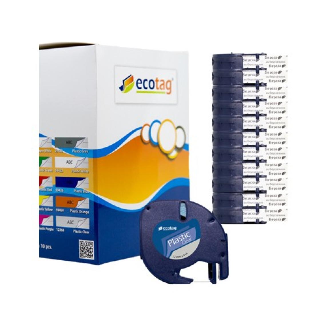 Ecotag Dymo Letratag Muadili Plastik Şerit Etiket Avantaj Paket