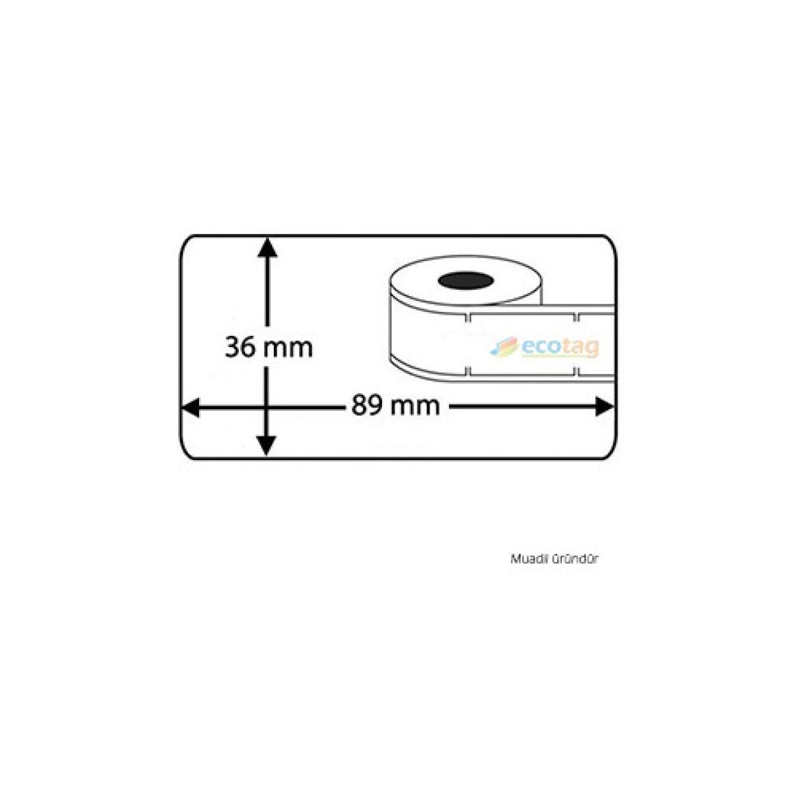 Dymo LW Adres Etiketi Muadili 89 mm x 36 mm 520 Adet S0722400