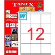 Tanex Tw-2312 Etiket 70 X 70Mm
