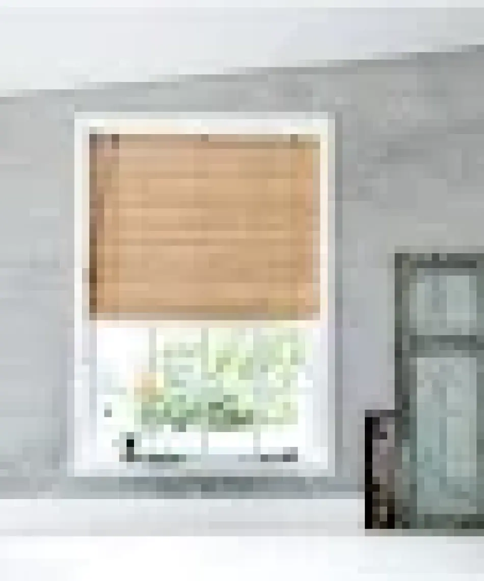 Bahçem Bambu Stor Perde Kahverengi 60 x 180 cm
