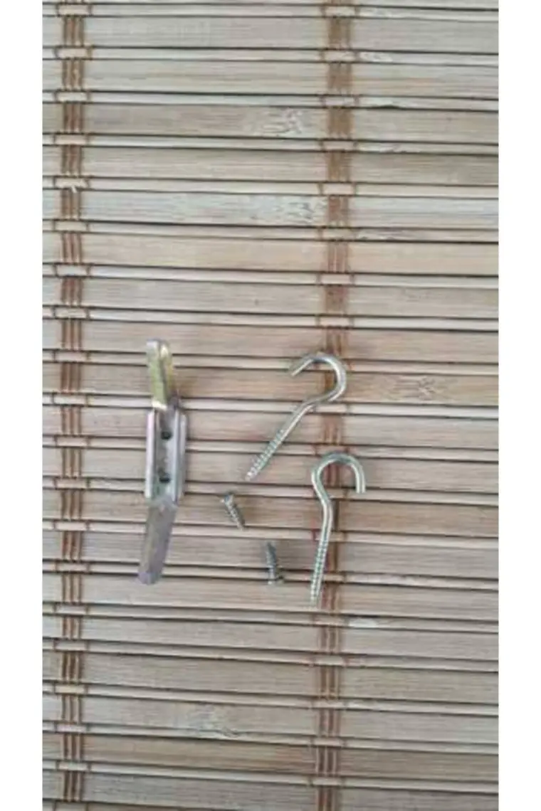 Bahçem Bambu Stor Perde Kahverengi 60 x 180 cm