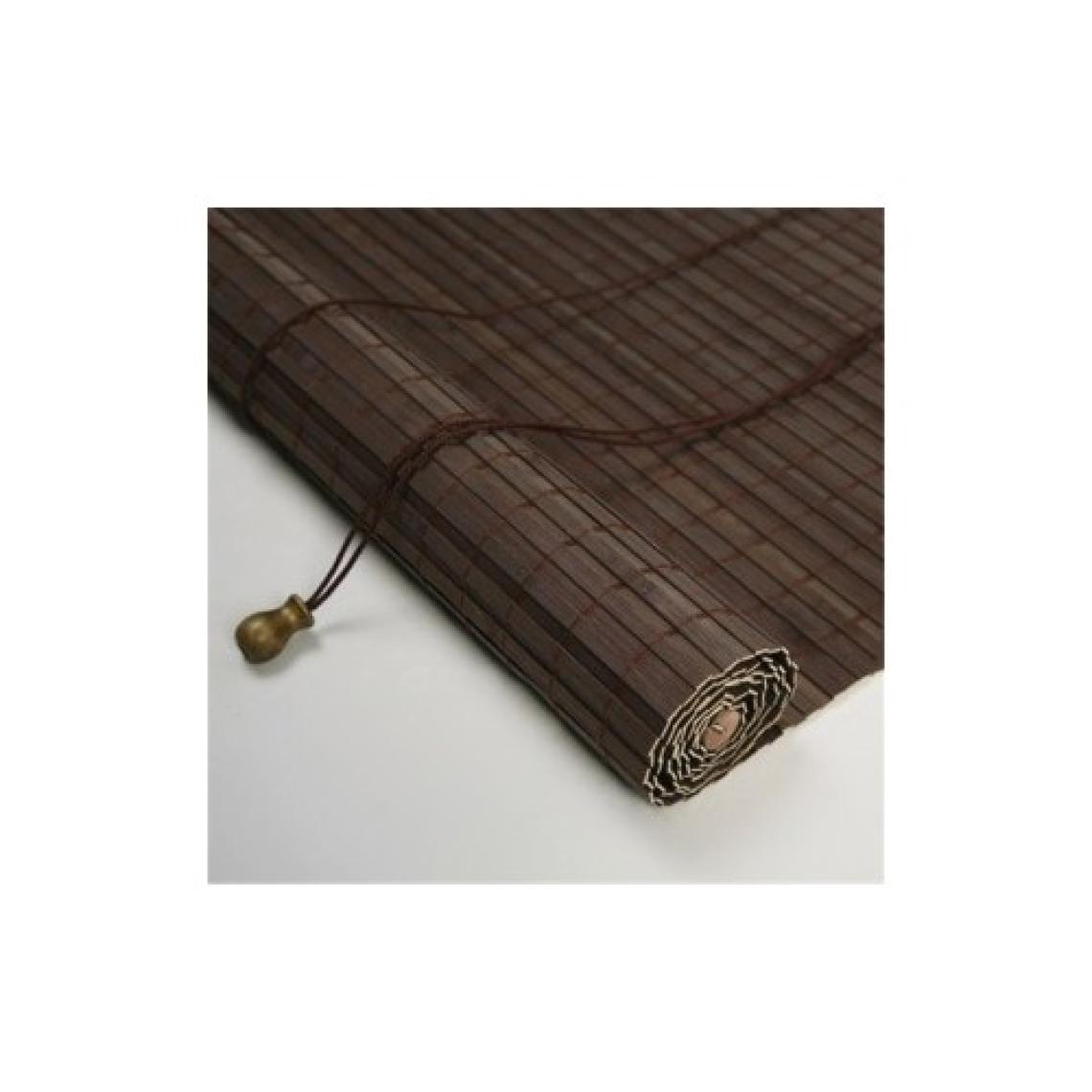 Bahçem Bambu Stor Perde 90 x 180 cm Koyu Kahverengi
