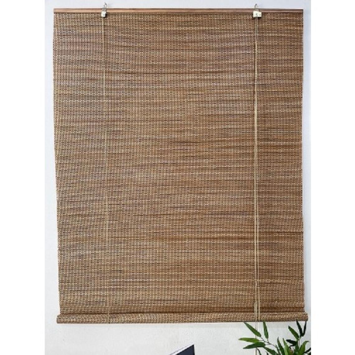 Bahçem Bambu Stor Perde Açık Kahverengi  90 x 180 cm