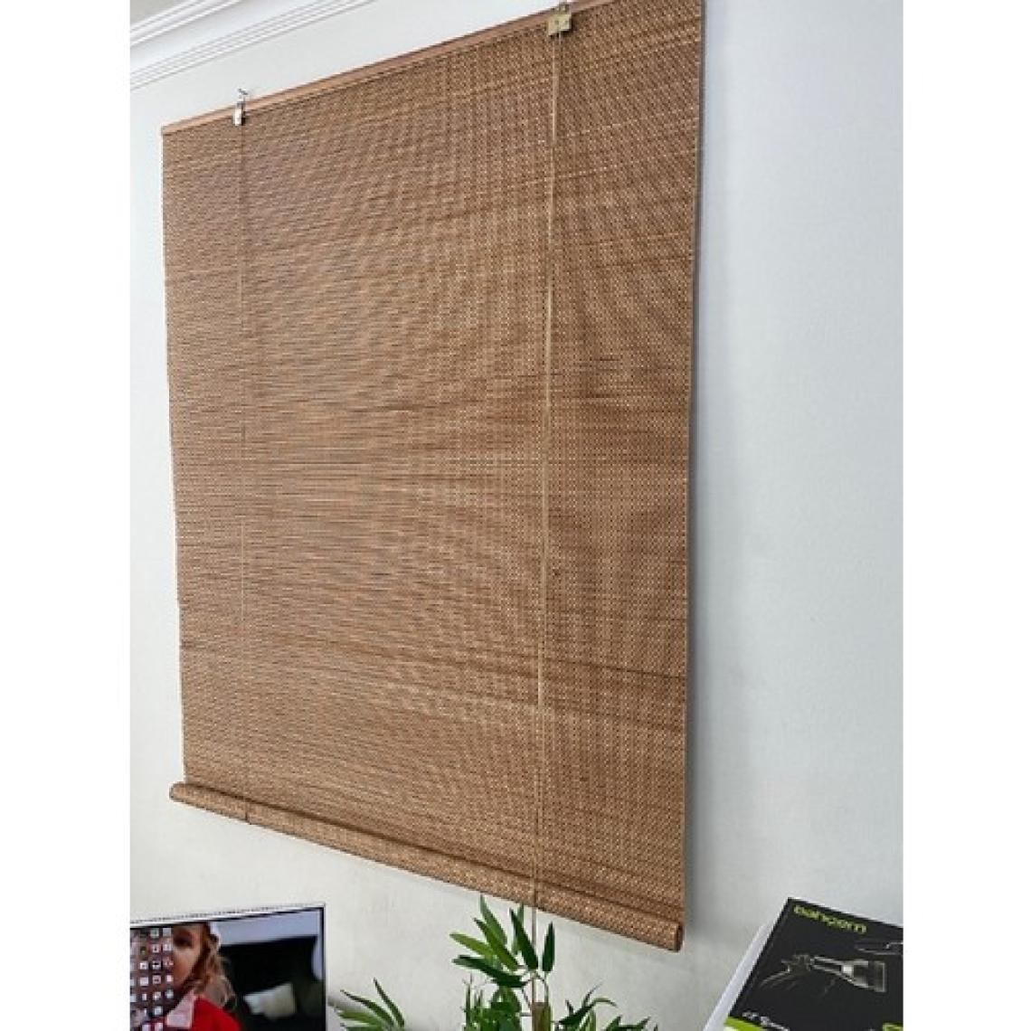 Bahçem Bambu Stor Perde Açık Kahverengi  90 x 180 cm