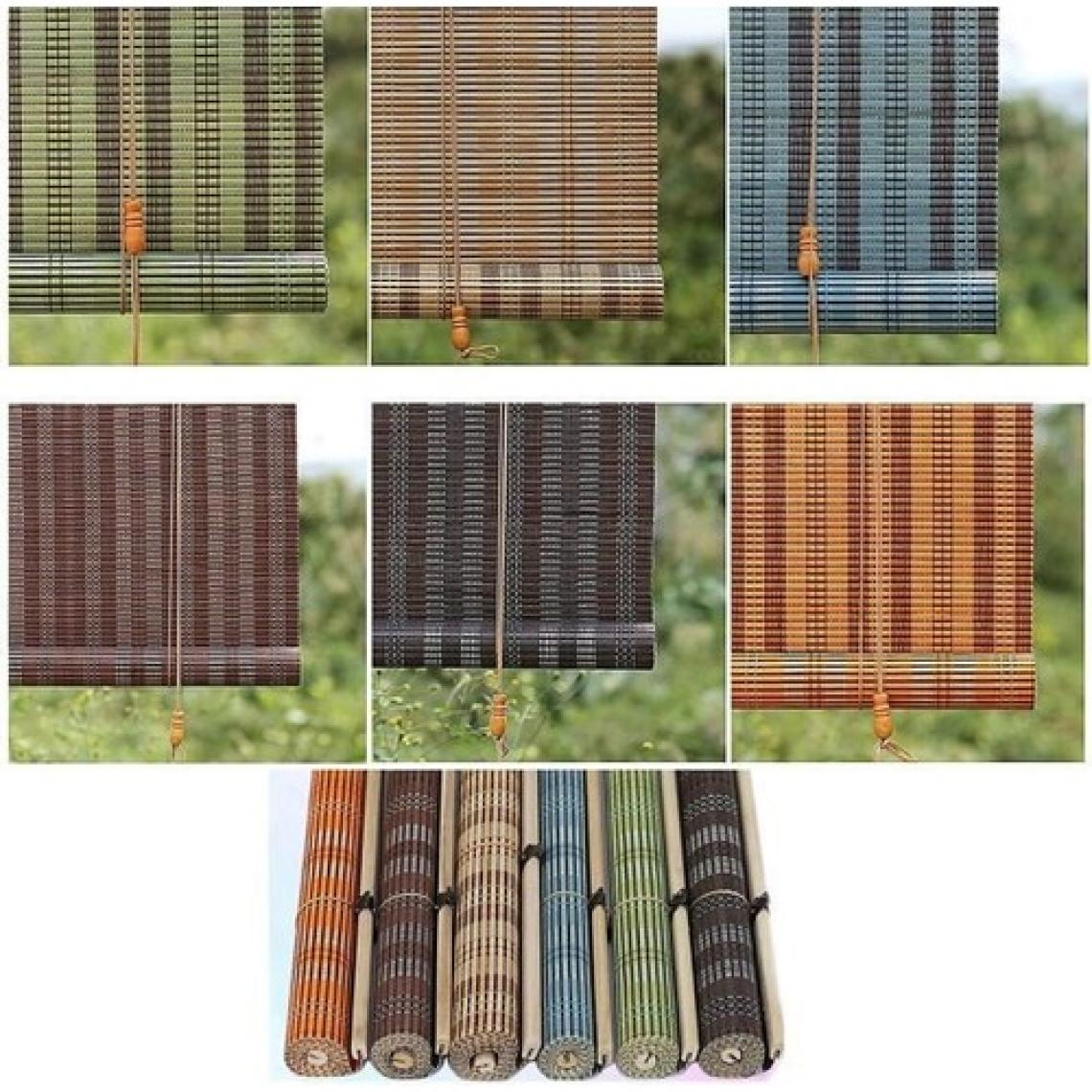 Bahçem Bambu Stor Perde-Yeşil 2.00 mt x 1,80MT