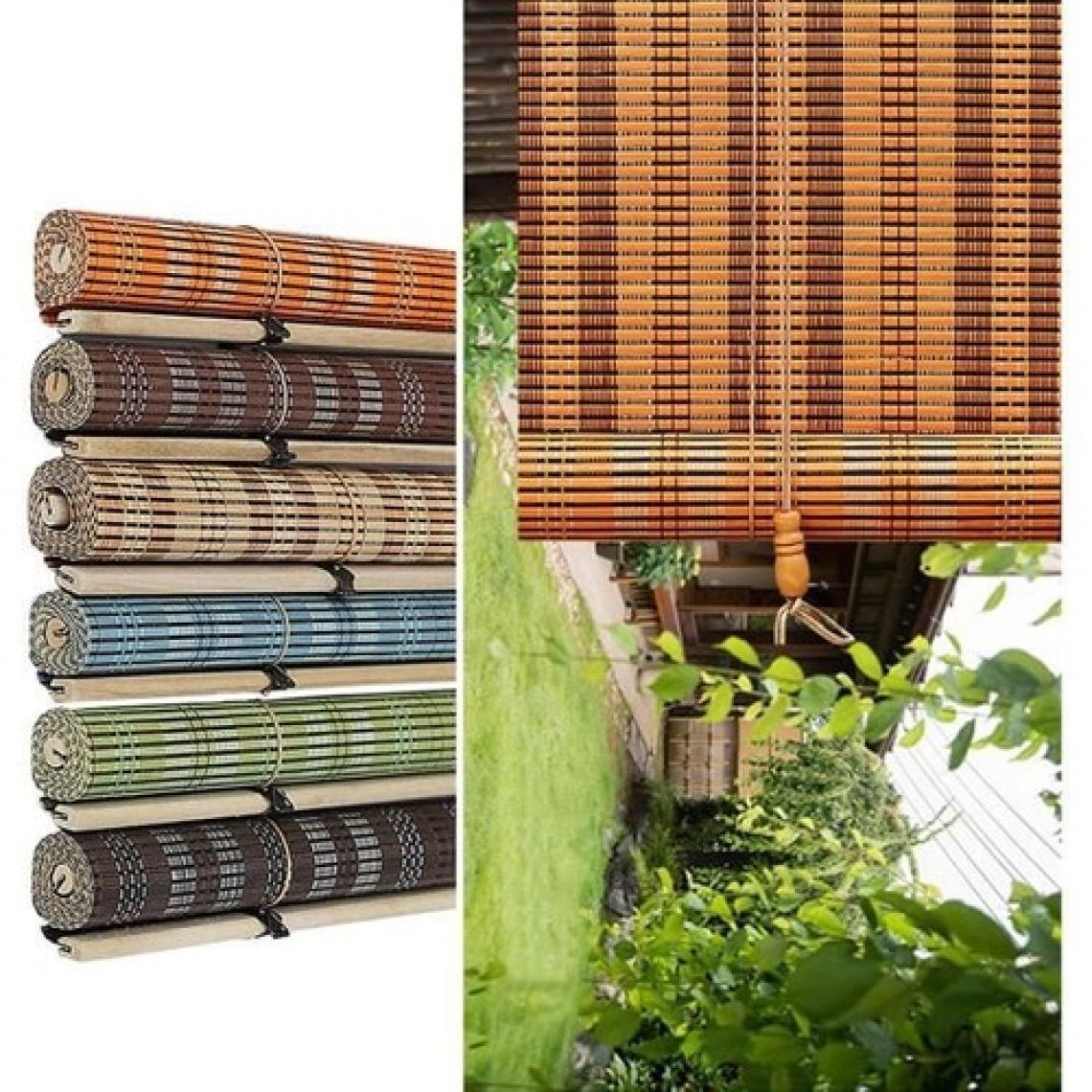 Bahçem Bambu Stor Perde-Yeşil 2.00 mt x 1,80MT