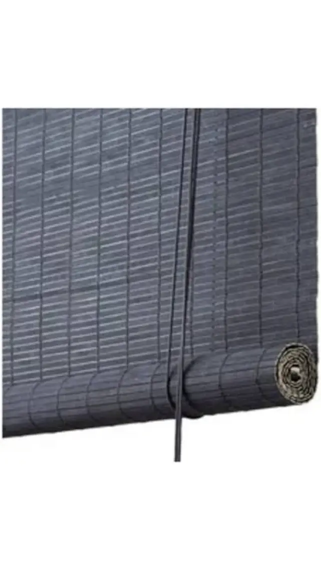 Bahçem Bambu Stor Perde Gri 60 x 180 cm