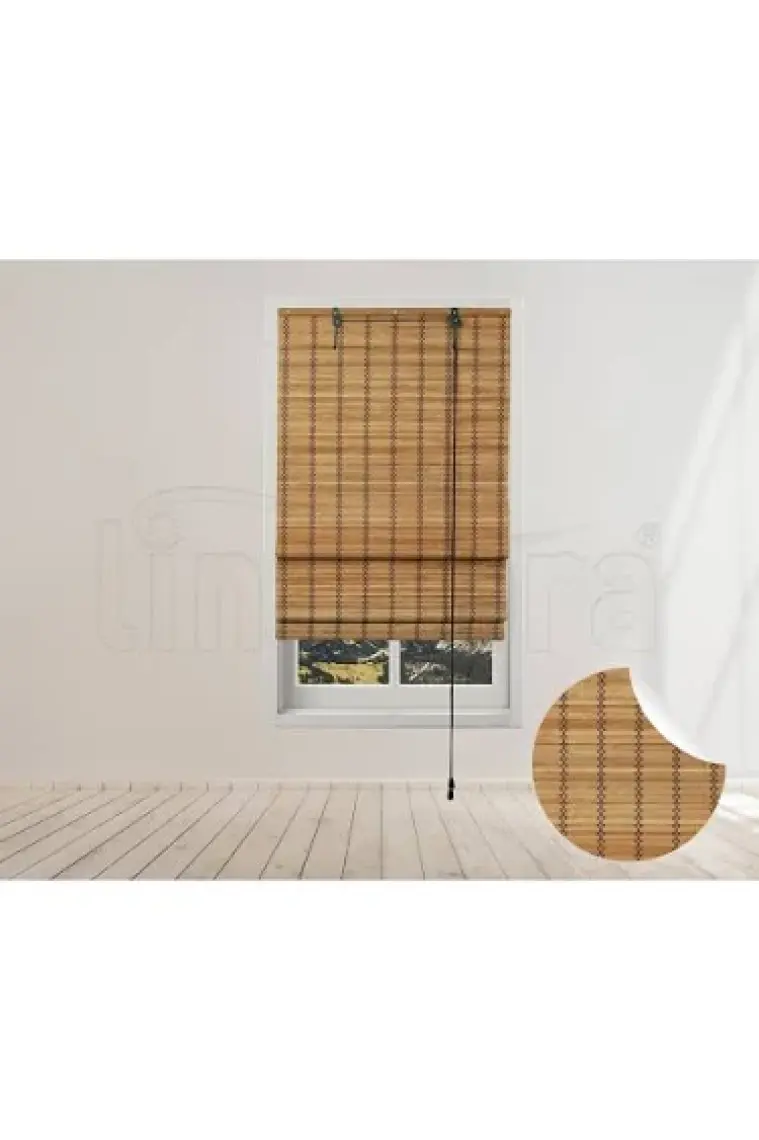 Linadora Katlamalı Bambu Stor Adramis