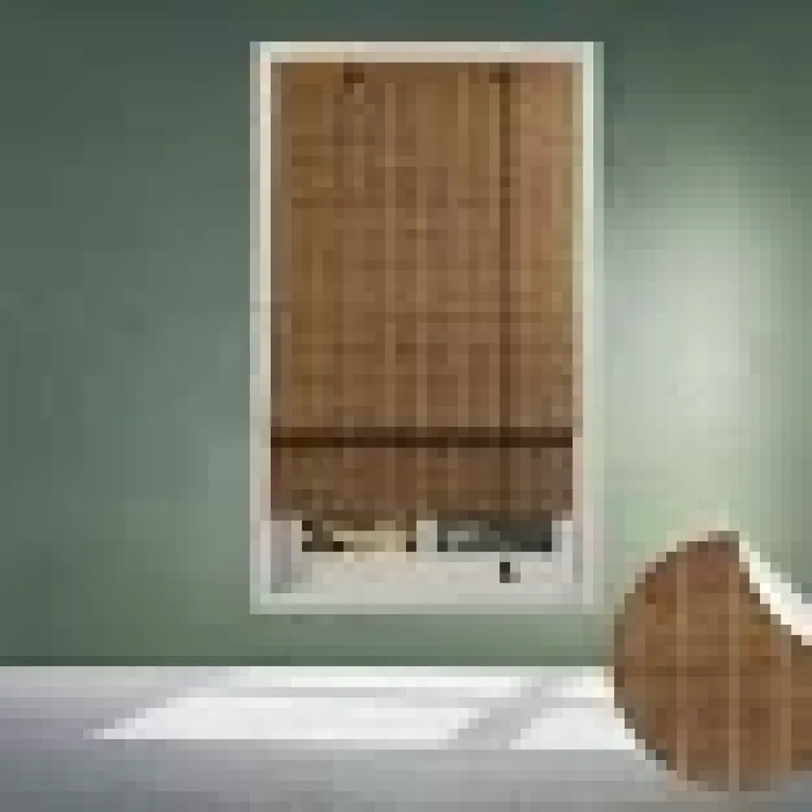 Linadora Katlamalı Ahşap Stor Bambu Kapadokya