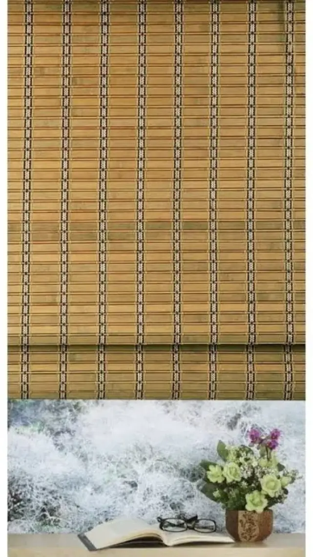 Li̇nadora Katlamalı Ahşap Stor Bambu Kapadokya  100 x 160
