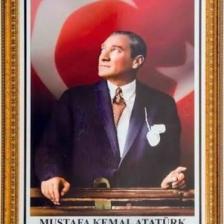 İnter 50x70 cm Varaklı Atatürk Portresi İNT-026