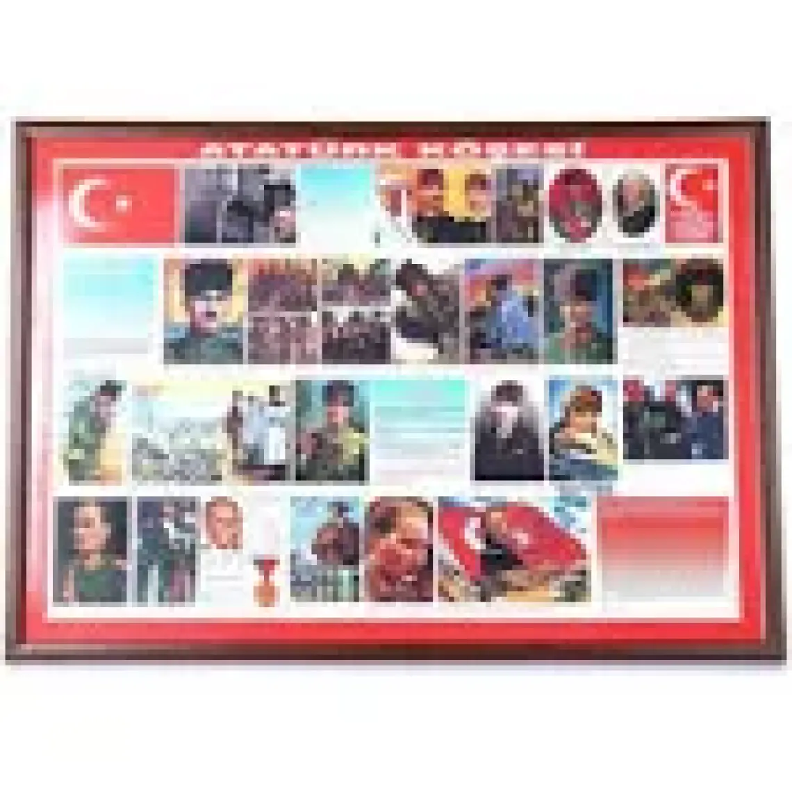 Akyazı 70x100 Atatürk Köşesi (Mdf Çerçeve)