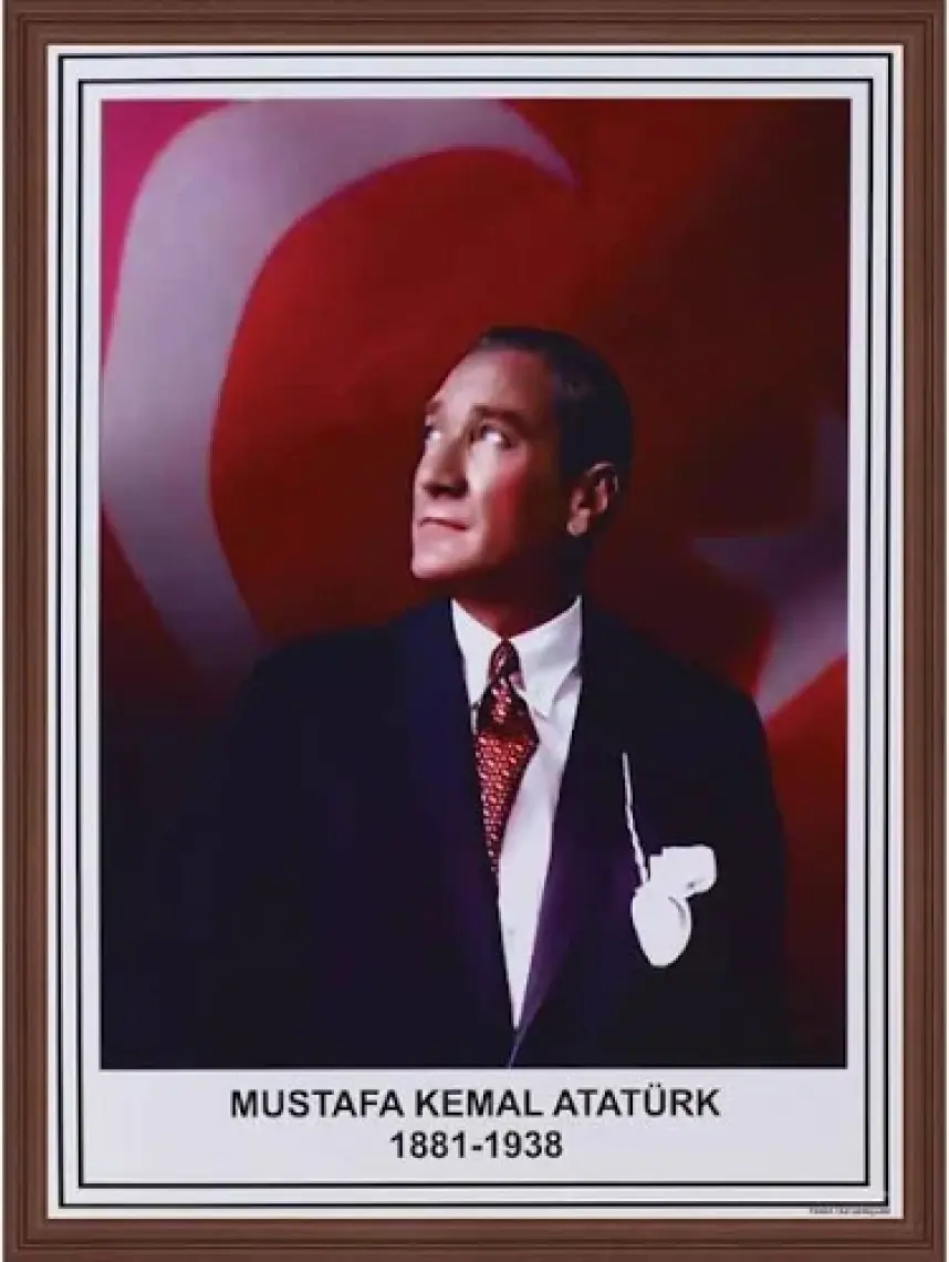 Panda 425 35X50 Atatürk Portresi (Mdf Çerçeve)