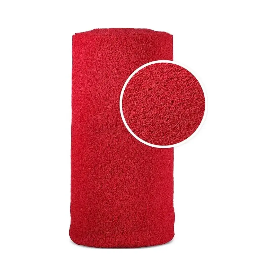 Edükkanım Kaydırmaz Kırmızı Karmaşık Paspas EN:100CM 100 x 70