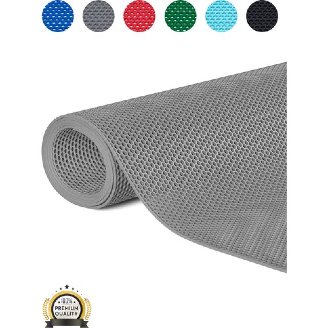 Edükkanım Kaydırmaz Gri Bal Petek Paspas EN:90CM 90 x 60