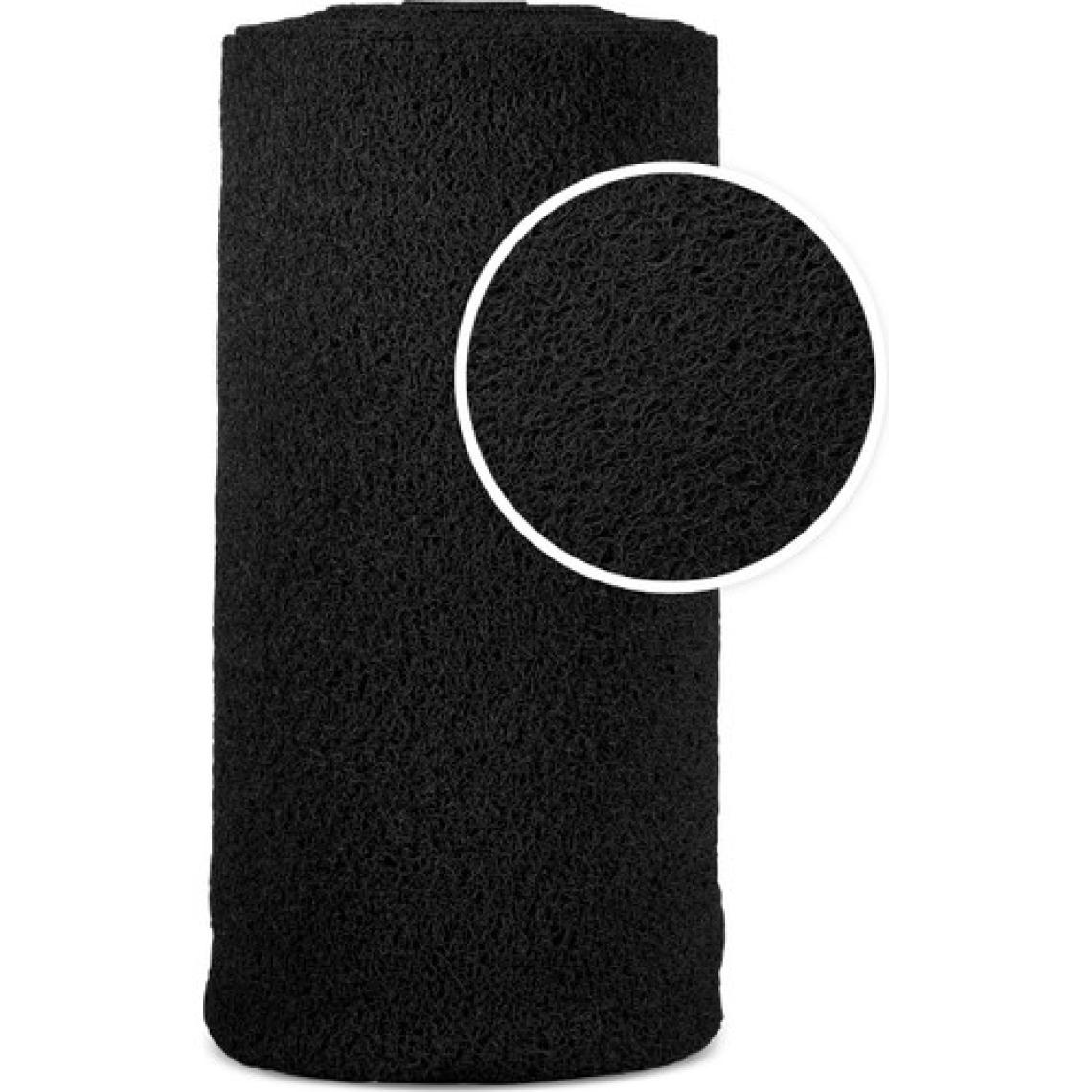 Edükkanım Kaydırmaz Siyah Karmaşık Paspas EN:120CM 120 x 90