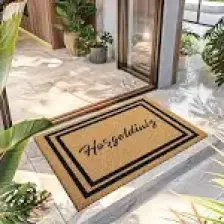 Decovetro Paspas Hoşgeldiniz Desenli Kapı Önü Paspası