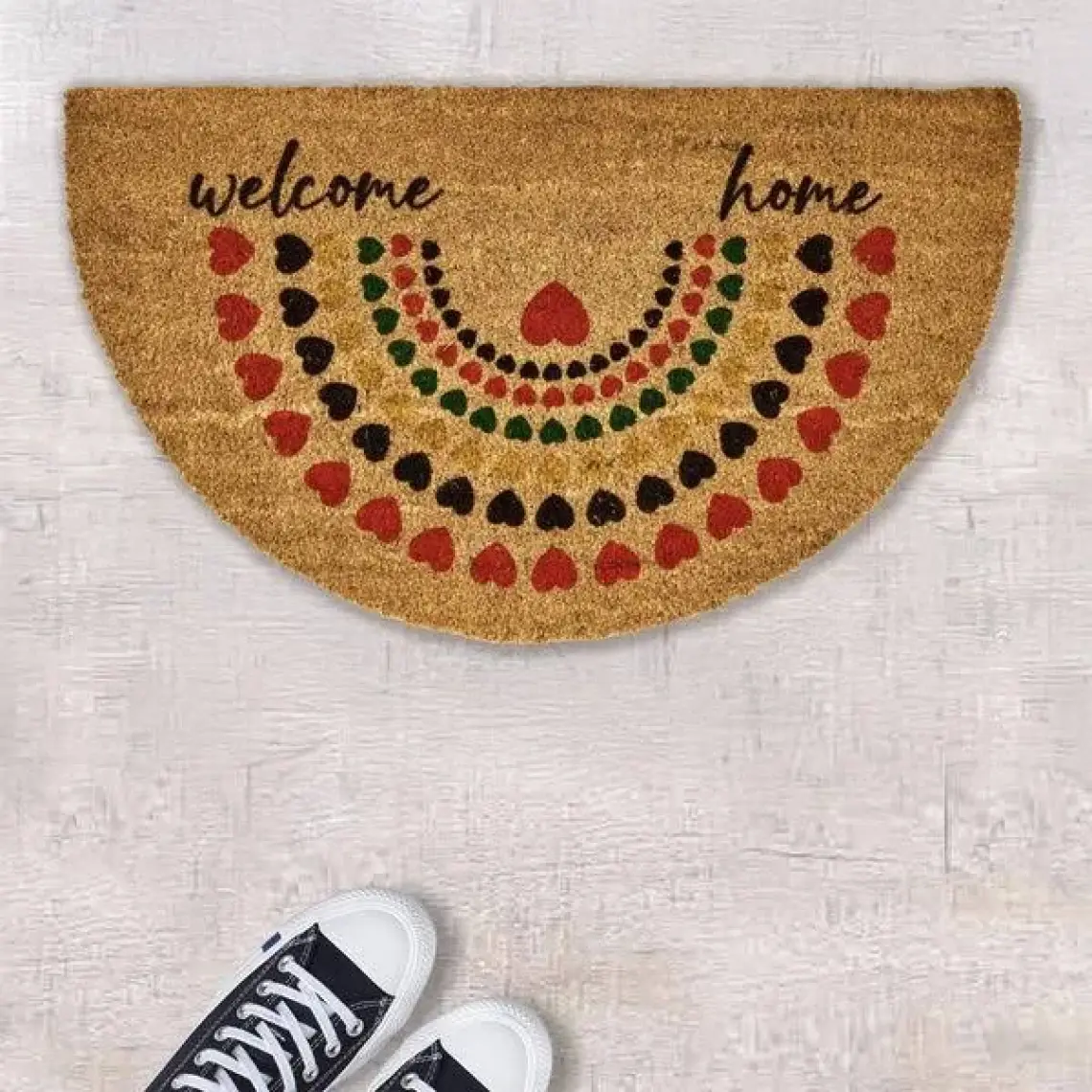Chilai Home Coco Sollen 45 x 75 cm Doğal Koko Kıl Paspas,hindistan Naturel Kapı Önü Paspası