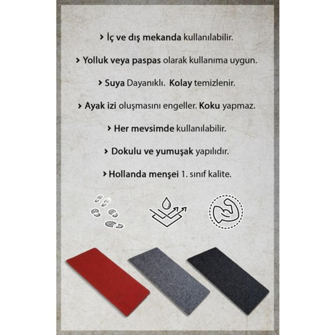 Paspas Yap İşyeri Paspası İç ve Dış Mekan Kapı Önü Paspası Apartman Dükkan Halı Paspas Su Emici
