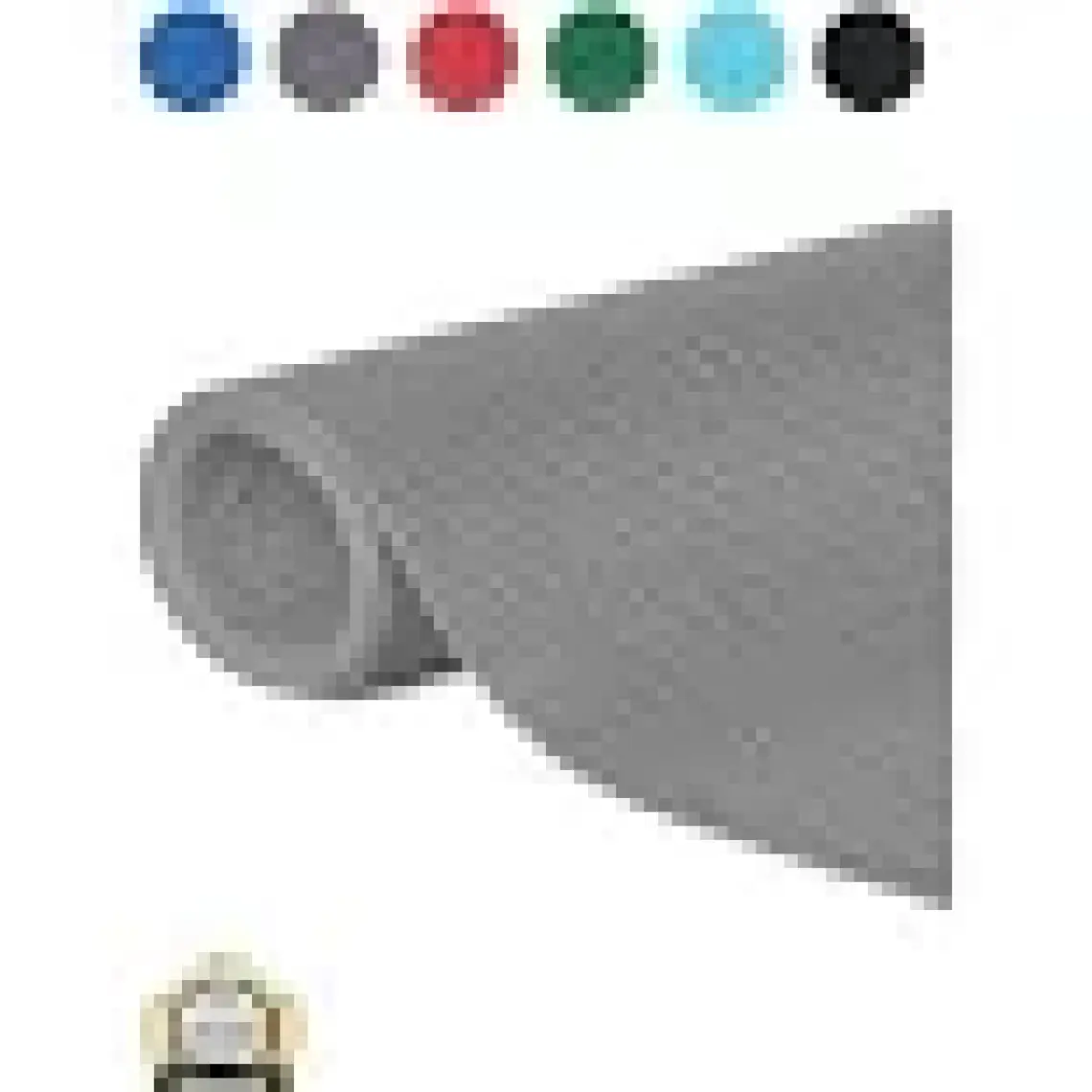 Edükkanım Kaydırmaz Gri Bal Petek Paspas EN:90CM 90 x 50