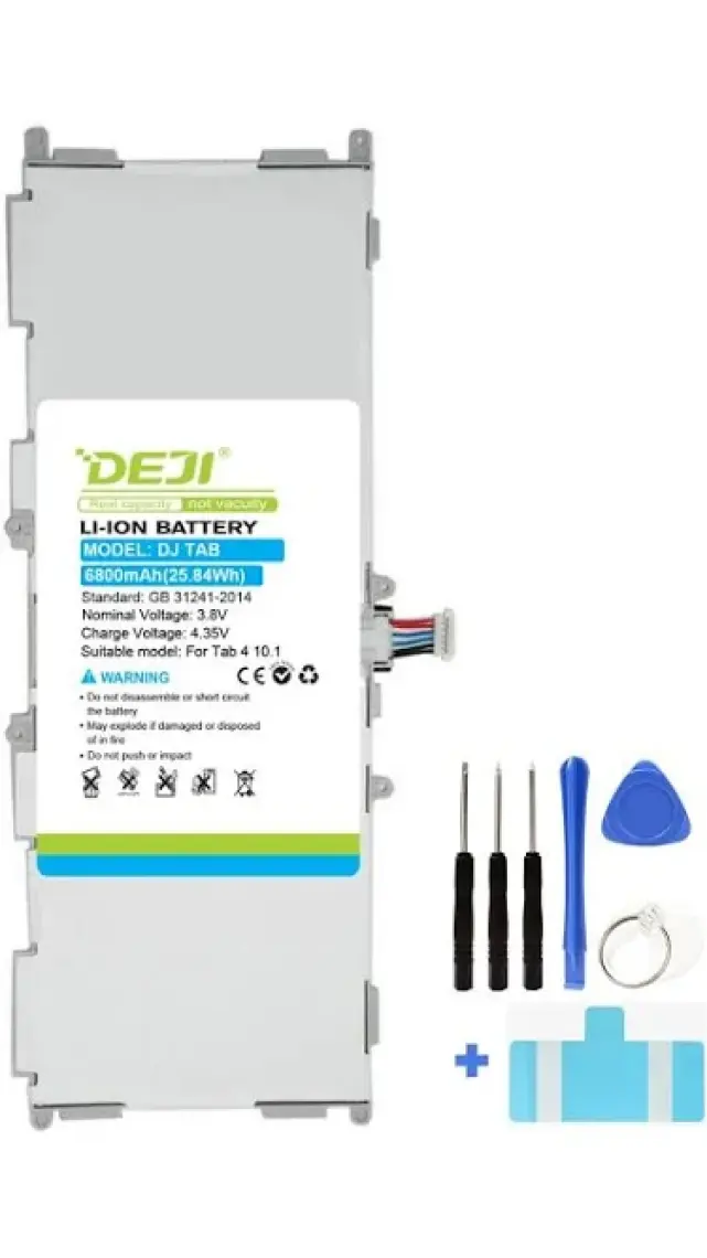 Deji Samsung Galaxy Tab 4 10.1 Sm T530 / T531 / T535 Uyumlu Mucize Batarya Tab4101