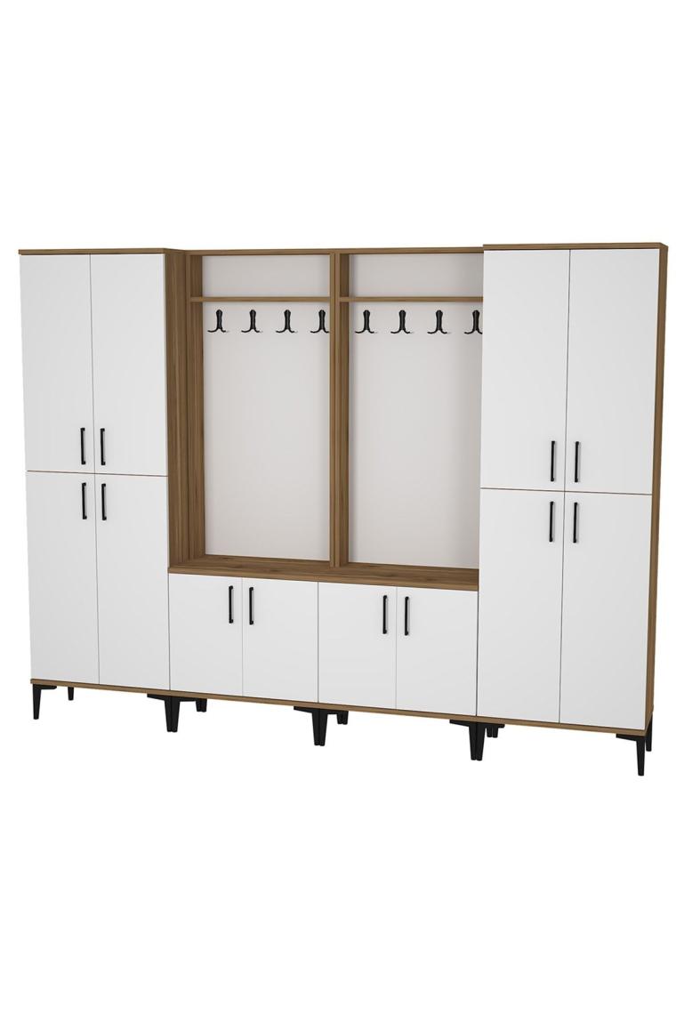 Kalender Dekor Rose-1-1-4-4 Portmanto Vestiyer Ayakkabılık RS02