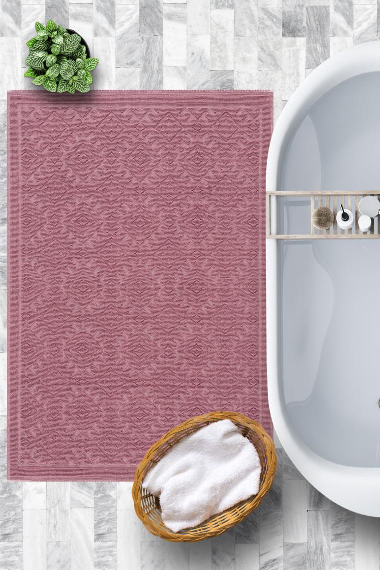 Caretta Home Pamuk Bukle Serisi Kaymaz Taban Yıkanabilir Dokuma Modern Halı & Kilim