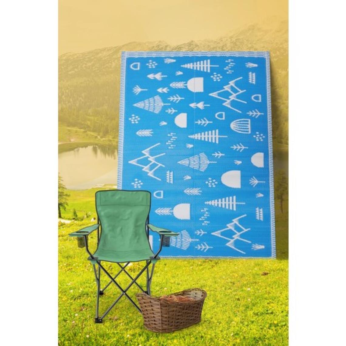 Savana 8808 Plaj Kamp Piknik Bahçe Halısı Balkon Teras Hasır Mat Savan Halı180x270