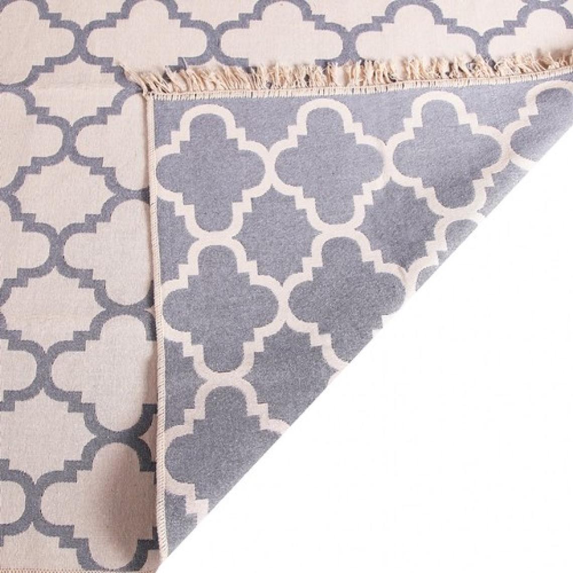 Markamanzi Collection Bercest Pamuk-Akrilik-Polyester Karışımlı Çift Taraflı Modern El Dokuması Kilim 60x120 cm