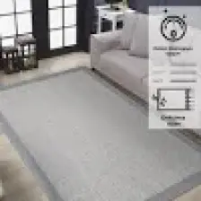 Konfor Sisalux 3092 Gri Jüt Tabanlı Modern Dokuma Kilim Sisal Hasır Halı80x300