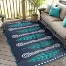 Savana 8809 Plaj Kamp Piknik Bahçe Halısı Balkon Teras Hasır Mat Savan Halı120x180