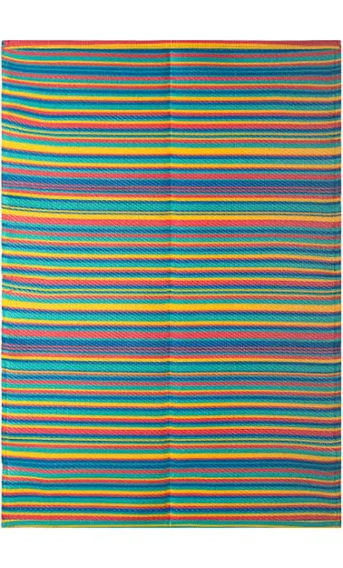 Konfor Halı Savana 8802 Plaj Kamp Piknik Bahçe Halısı Balkon Teras Hasır Mat Savan Halı 180 x 270 cm