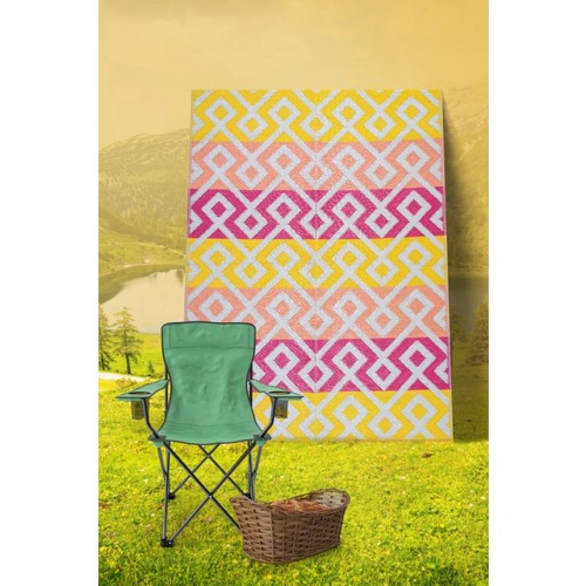 Konfor Halı Savana 8812 Plaj Kamp Piknik Bahçe Halısı Balkon Teras Hasır Mat Savan Halı 90 x 180 cm