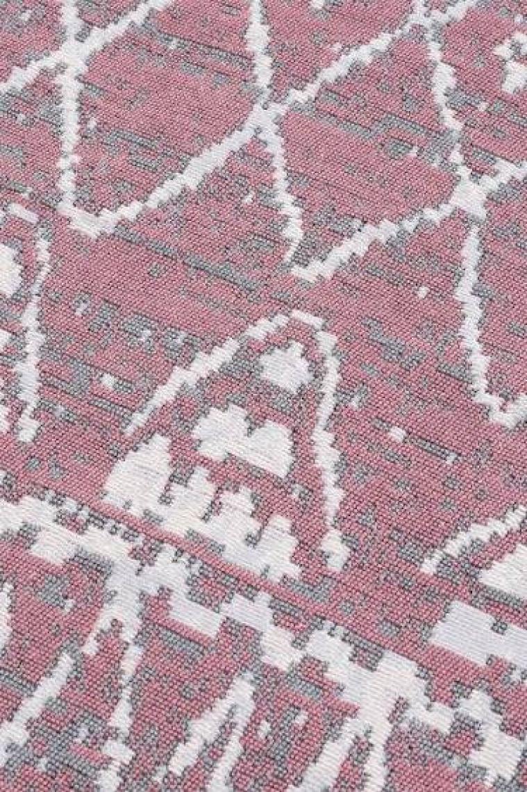 Caretta Home Saçaklı Çift Taraflı Mistik Desenli Dokuma Kilim