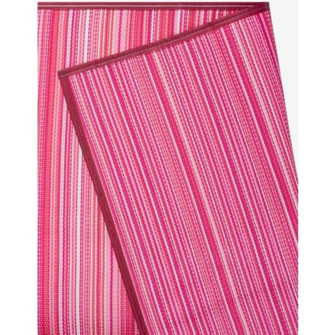 Katlanabilir Pembe Plaj Kamp Piknik Bahçe Balkon Teras Hasır Halı Mat Savan Kilim Karavan Halısı 90x180