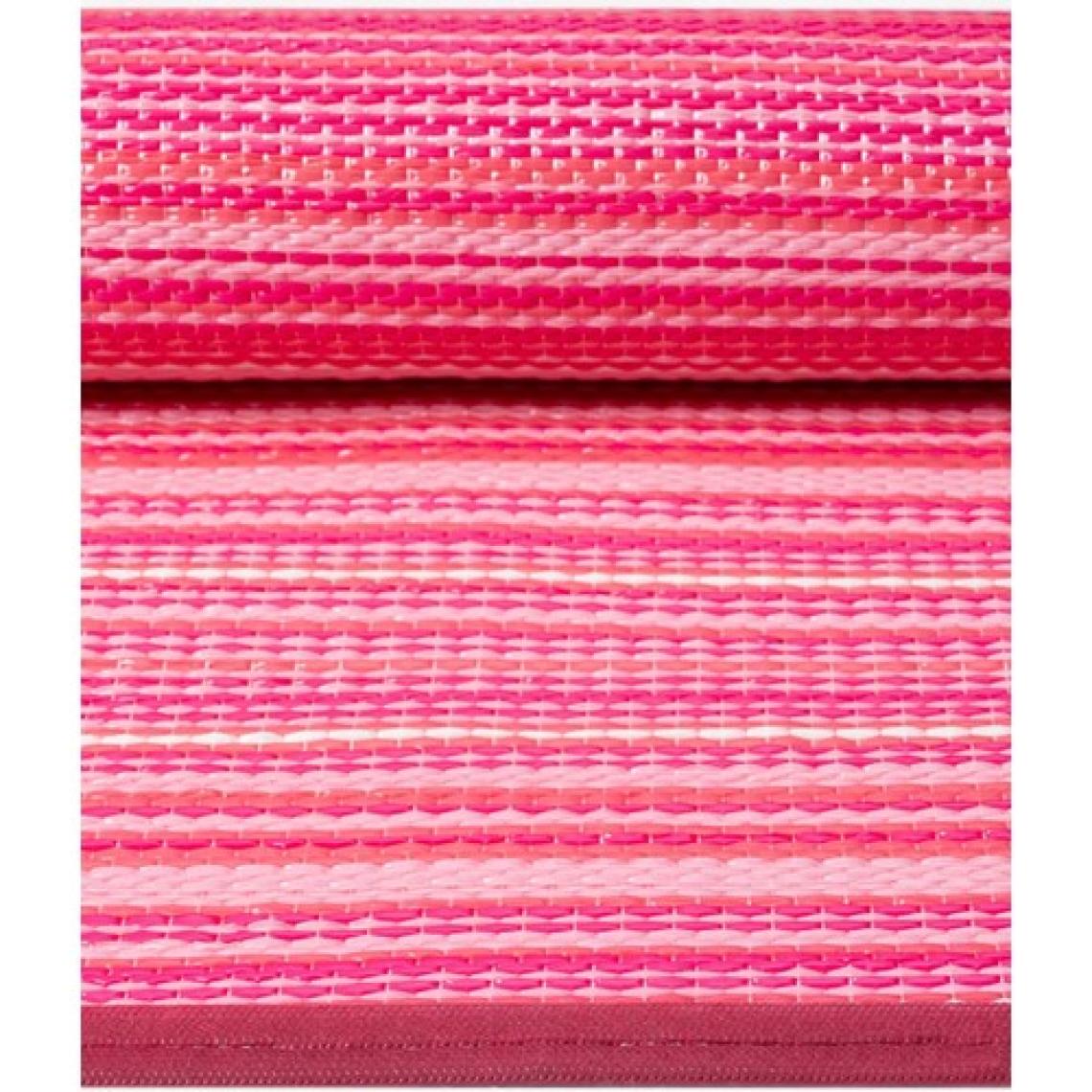Katlanabilir Pembe Plaj Kamp Piknik Bahçe Balkon Teras Hasır Halı Mat Savan Kilim Karavan Halısı 90x180