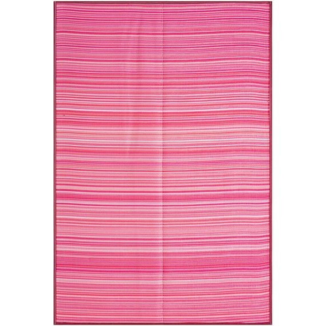 Katlanabilir Pembe Plaj Kamp Piknik Bahçe Balkon Teras Hasır Halı Mat Savan Kilim Karavan Halısı 90x180